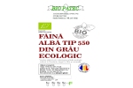 Făină albă ecologică tip 550, 1 kg