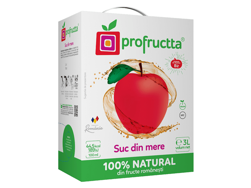 Suc natural de mere 3l-Profructta