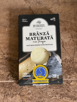 Brânză maturată cu trufe Coltesti, 200 gr