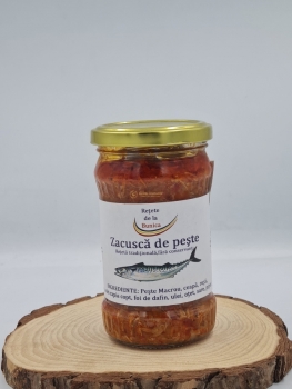 Zacusca de peste ( Pastrav afumat), Gramador - 300gr